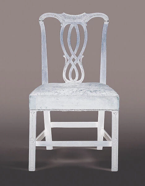 A George III mahogany dining-chair