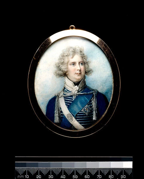 George IV as Prince Regent, c. 1790 (w  /  c on ivory)
