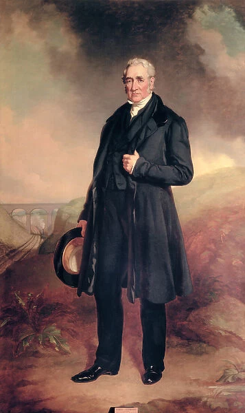 George Stephenson (oil on canvas)