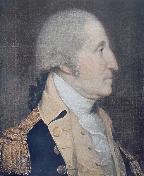 George Washington (1732-99) (colour litho)