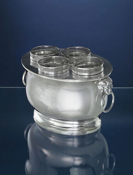 George Washingtons wine cooler (sheffield-plated silver)