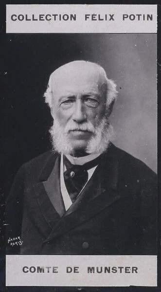 Georges-Henri comte de Munster (1820-1902) (b  /  w photo)