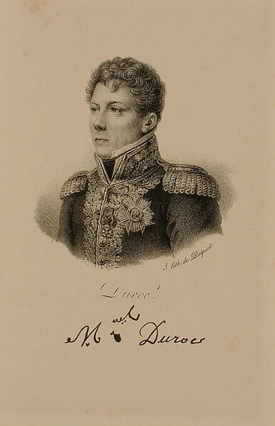 Geraud-Christophe-Michel Duroc (1772-1813) Duke of Frioul, 1806-08 (litho)