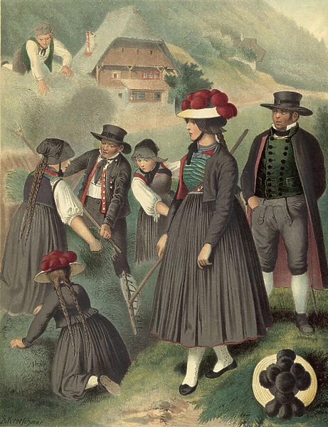 German costume, Baden Gutachthal