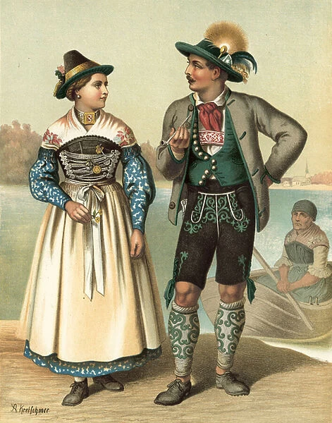 German costume, Bayern, Schliersee