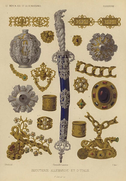 German and Italian jewellery (chromolitho)