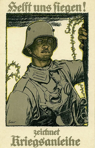 German WW1 War Bonds Poster