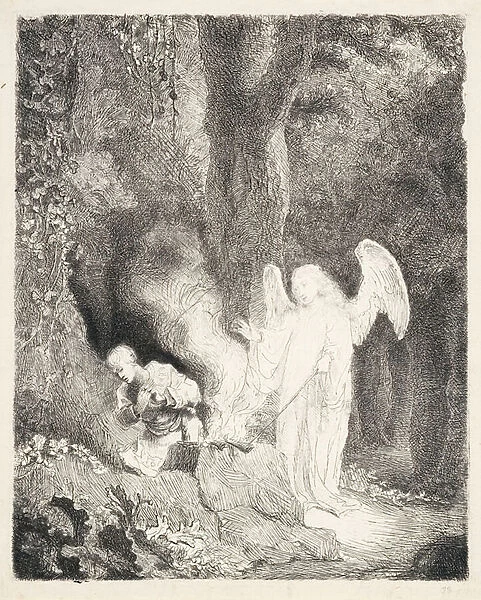 Gideons Sacrifice, c. 1642-43 (etching)