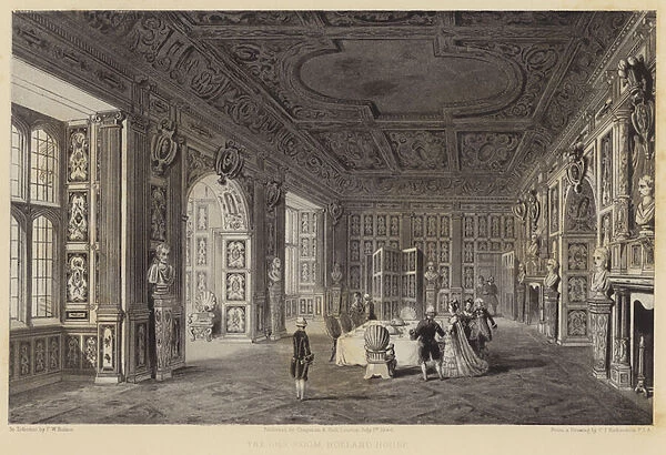 The Gilt Room, Holland House (engraving)