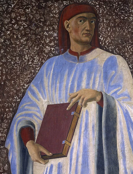Giovanni Boccaccio (1313-75) from the Villa Carducci series of famous men and women