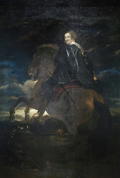 Giovanni Paolo Balbi on a rearing horse, 1627 (oil on canvas)