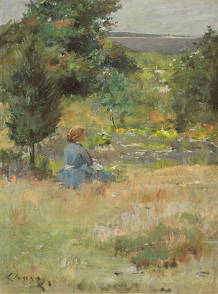 Girl at Shinnecock Hills, c. 1897 (oil on canvas)