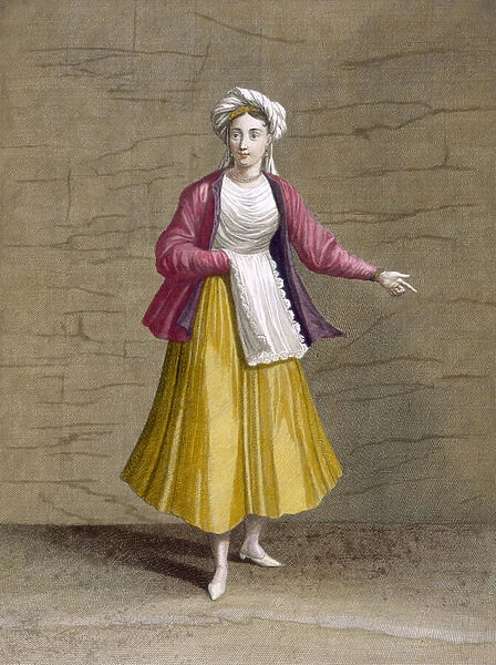 Girl from St. John of Patmos, from Collection of One Hundred Prints Representing