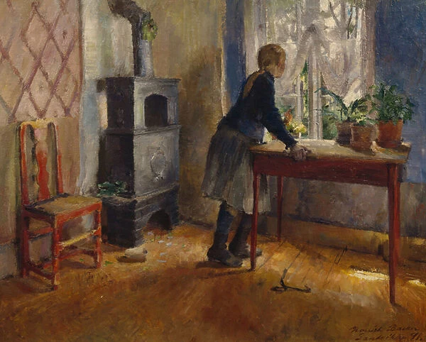 Girl by the window, 1891
