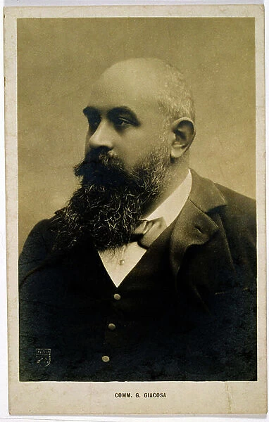 Giuseppe Giacosa (1847-1906) (photograph)