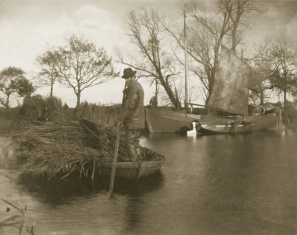 The Gladdon Cutter Returns, Life and Landscape on the Norfolk Broads, c. 1886 (photo)