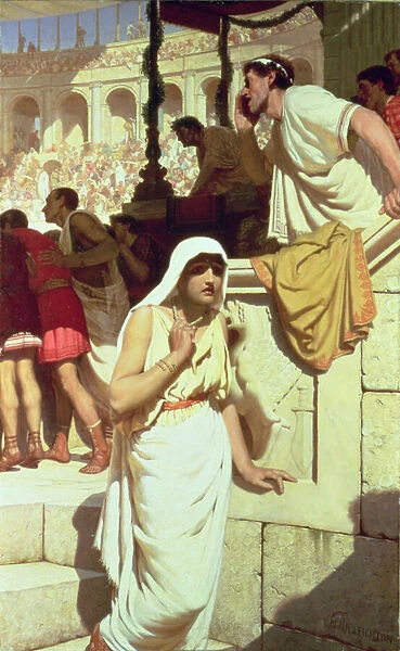 The Gladiators Wife, 1884 (oil on canvas)