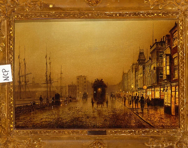 Glasgow Docks, 1892 (oil on canvas)