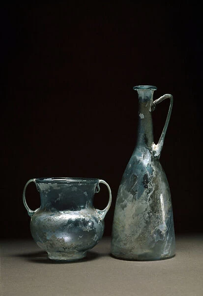 Glass bottles, 1st and 2nd century