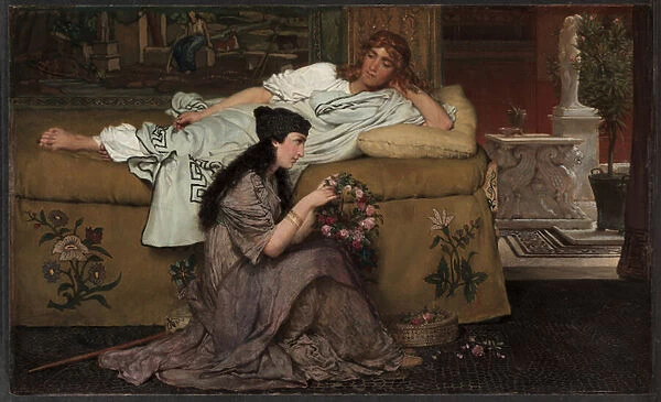 Glaucus and Nydia, 1867 (oil on wood)