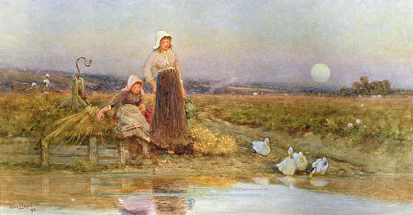 The Gleaners, 1896 (w  /  c on paper)