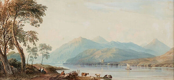 Glengary Loch, date unknown (watercolour on paper)