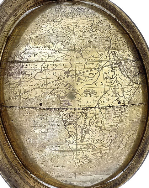 Globe, 1579 (gilt metal)