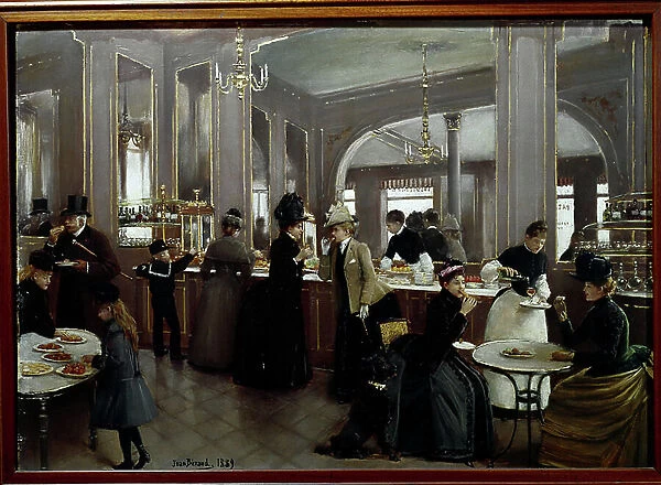 Gloppe pastry shop, 1889 (Oil on canvas)