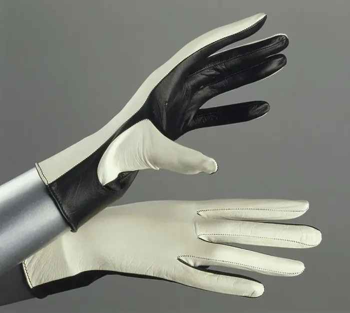 Framed Print : Gloves. DGA553533 Gloves; Private Collection; (add.info.: Fashion, 20th century