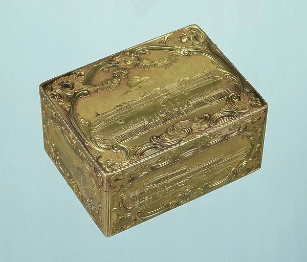 Gold Snuff Box attributed to Jeremie Pauzie, St. Petersburg, 1761