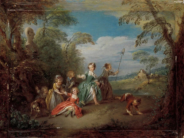 The Golden Age, c. 1730 (oil on wood)