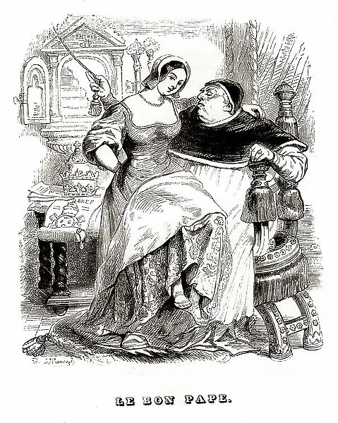 The Good Pope: Time, 1836 (illustration)