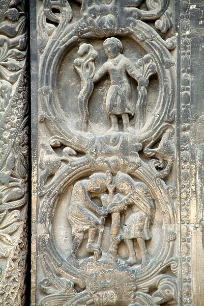 Gothic Art: Pieright of the right-hand portal of the western facade of the Basilica of