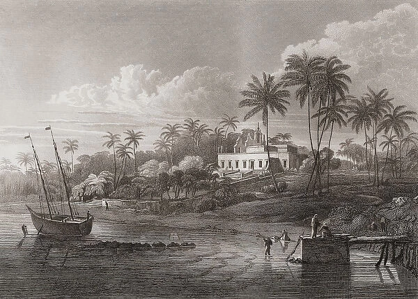 Government House at Mesuril, 19th century