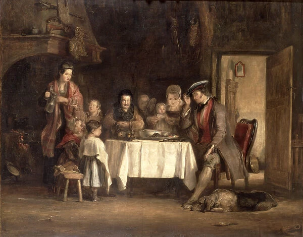 Grace Before Meat, 1839 (oil on canvas)
