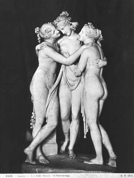 Three Graces, 1812-16 (marble) (see also 266965 and 266966)