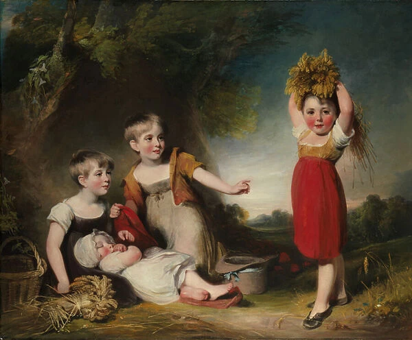 The Grandchildren of Sir William Heathcote, 3rd Baronet, c. 1803 (oil on canvas)