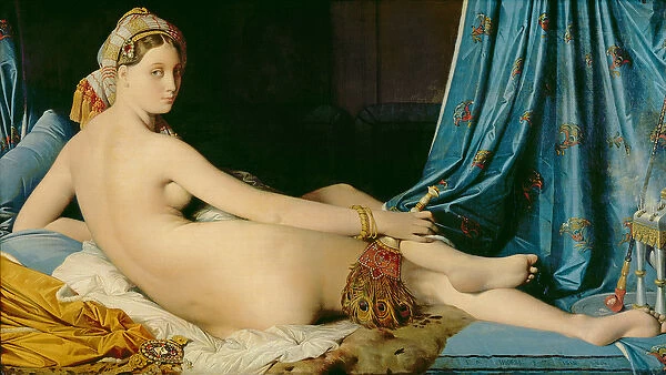 The Grande Odalisque, 1814 (oil on canvas)
