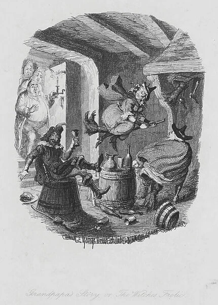 Grandpapas Story or the Witches Frolic (engraving)