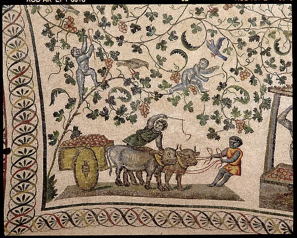 The Grape Harvest (mosaic)