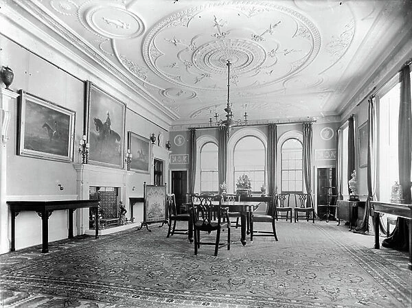 The Great Dining Room at Culzean Castle, Ayrshire, from The Country Houses of Robert Adam, by Eileen Harris, published 2007 (b / w photo)