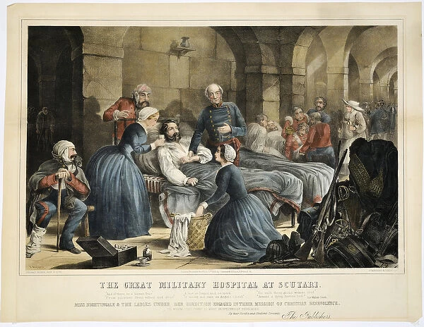 The Great Military Hospital at Scutari, printed by Stannard & Dixon