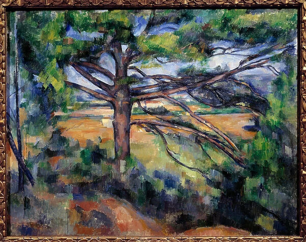 Great pine near Aix Painting by Paul Cezanne (1839-1906) 1890 Sun