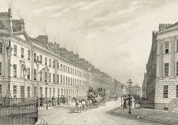 Great Pultney Street, Bath, c. 1883 (litho)