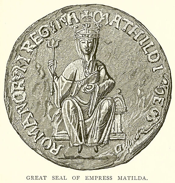 Great Seal of Empress Matilda (engraving)