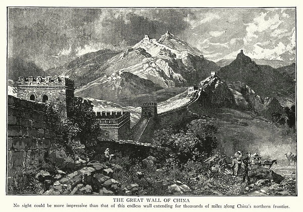 The Great Wall of China (litho)