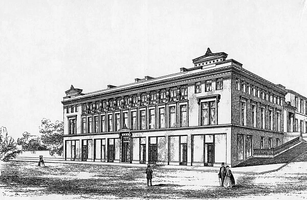 The Grecian Building, 336-56 Sauchiehall Street, Glasgow (engraving)
