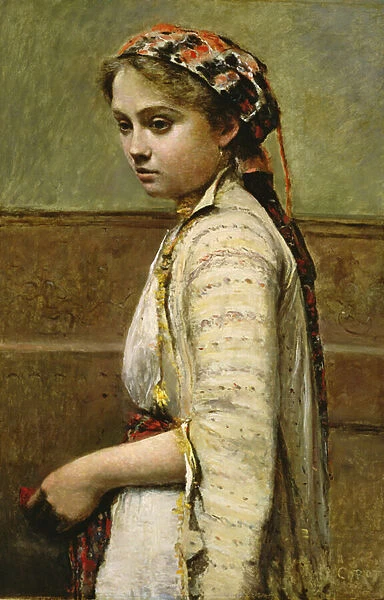 Greek Girl, Mlle. Dobigny, 1868-70 (oil on canvas)