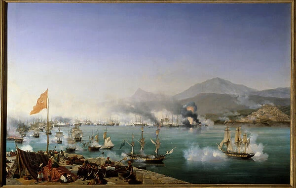 Greek Independence War: 'View of Navarin