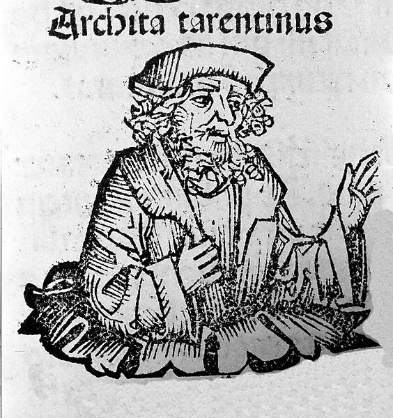 The Greek philosopher Archytas of Taranto (435-347 BC) philosopher Pythagorician